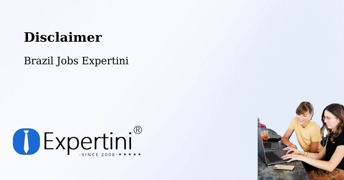 Disclaimer – Santarém - Brazil Jobs Expertini