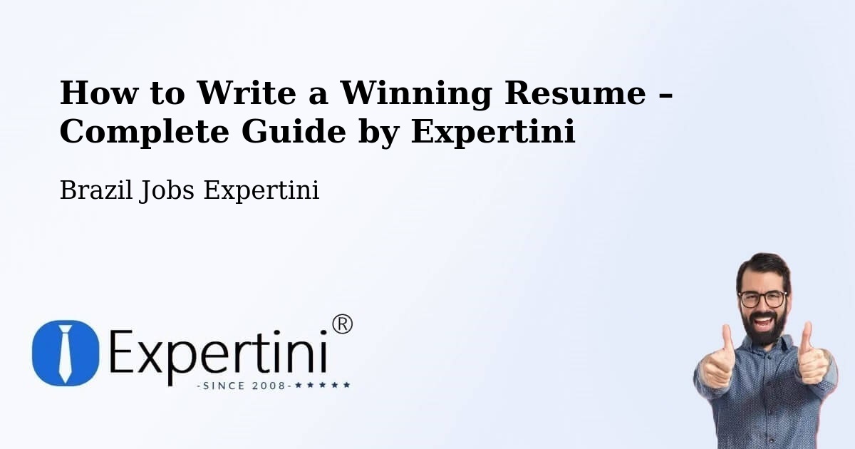 Resume Writing Guide for Job Seekers – Santarém - Santarém, Brazil Jobs Expertini
